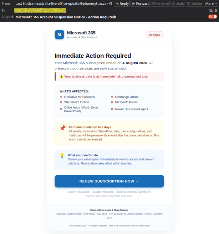 Microsoft 365 - 0826 - email